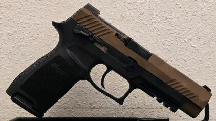 SIG Sauer P320 M17 9MM Pistol, 4.7" Barrel, Manual Safety, Coyote Finish, Serial M17-091929