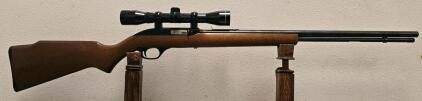 Marlin Model 60 Micro-Groove .22 LR Semi-Auto Rifle, 22" Barrel, Tasco Scope, SN 17396923