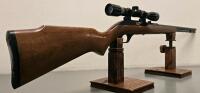 Marlin Model 60 Micro-Groove .22 LR Semi-Auto Rifle, 22" Barrel, Tasco Scope, SN 17396923 - 2