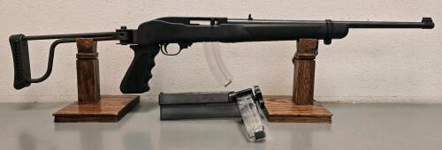 Ruger 10/22 Carbine .22 LR, Folding Stock, Hot Lips Loader, SN: 240-10526