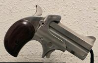Bond Arms Texas Defender &ldquo;Cowboy&rdquo; .357 Maximum Derringer, Stainless, SN 1341, Box & Holster - 2