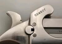 Bond Arms Texas Defender &ldquo;Cowboy&rdquo; .357 Maximum Derringer, Stainless, SN 1341, Box & Holster - 10