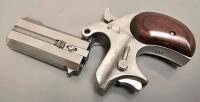Bond Arms Texas Defender &ldquo;Cowboy&rdquo; .357 Maximum Derringer, Stainless, SN 1341, Box & Holster - 12