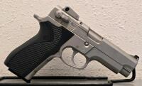 Smith & Wesson Model 4006 .40 S&W Pistol, 4" Barrel, Stainless Steel, 3 Extra Magazines
