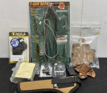 SanAngelo 2-Gun Rack, Gun Holsters and More.