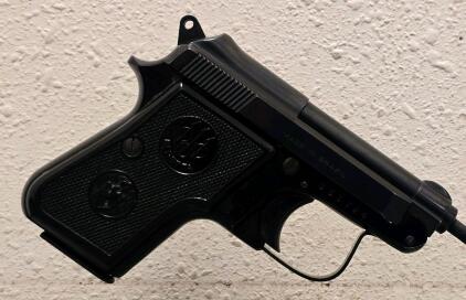 Beretta 950 B .22 Short Semi-Auto Pistol, Blued, Brazilian, Serial C33724, Box & Brush