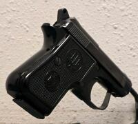 Beretta 950 B .22 Short Semi-Auto Pistol, Blued, Brazilian, Serial C33724, Box & Brush - 2
