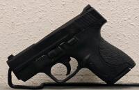 Smith & Wesson M&P 9 Shield, 9MM, 3.1" Barrel, Striker-Fired, Serial HNZ8510, Box & Mag - 4