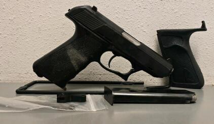Heckler & Koch HK P9S 9MM Pistol, DA/SA, SN 131458, Spare Grip & Extra Magazine, Made In Germany