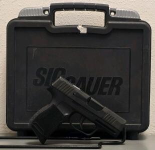 SIG SAUER P365 SAS 9MM Semi-Automatic Pistol, Original Case, Serial 66A962369