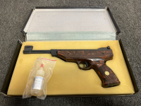 Weihrauch HW 70 Air Pistol .177 Caliber, Break Barrel, German Made, Serial 086463, Boxed Set - 2