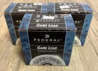 Federal 16 Gauge 2-3/4" Game Load 1 Oz #7.5 Shot, 1165 FPS, 3 Boxes (75 Rounds) &ndash; Lot D341703