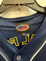 JWM Wholesale U.S. Navy Baseball Jersey XL &ndash; Embroidered Patches, Button-Up Design - 5