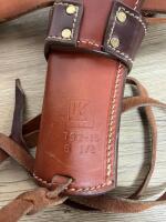 Kirkpatrick Model 792-15 Western Leather Gun Belt & Holster, 6.5" Revolver, 25 Cartridge Loops - 4