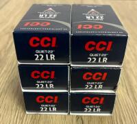 CCI Quiet-22 .22 LR Rimfire, 40Gr LRN, 710FPS, 300 Rounds, Subsonic, Lot 960