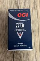 CCI Quiet-22 .22 LR Rimfire, 40Gr LRN, 710FPS, 300 Rounds, Subsonic, Lot 960 - 2