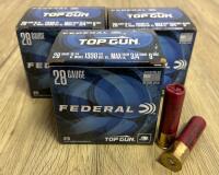 Federal Top Gun 28 Gauge Shotshells, 2 3/4", 3/4 Oz, #9 Shot, 1,330 FPS, 75 Rounds