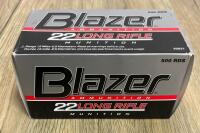 Blazer 22 Long Rifle 50021, 500 Rounds, 40Gr LRN Rimfire Ammunition