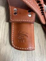 El Paso Saddlery "Vaquero" Double Western Gun Belt & Holster Rig, 5.5" Barrel, 24 Cartridge Loops - 6