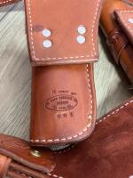 El Paso Saddlery "Vaquero" Double Western Gun Belt & Holster Rig, 5.5" Barrel, 24 Cartridge Loops - 7