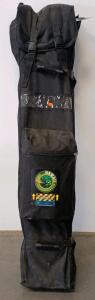 Hybrid Design 10x10 Pop-Up Tent Kit, Carry Bag, Custom Green Tea Hawaii Graphics, Medium Flag Tag