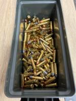 .38 Special Ammo Lot ~120 Rounds, Mixed FMJ/JHP/LRN, Brass & Nickel Cases, Plastic Ammo Can - 2
