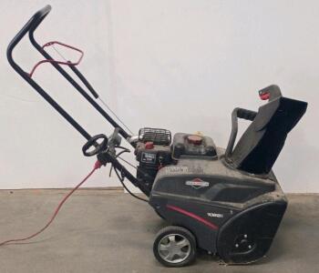 Briggs & Stratton 1022E 22" Single-Stage Snow Blower, 208cc, Electric Start, Manual Chute