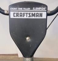 Craftsman 24" Front Tine Tiller, 5.5 HP Briggs & Stratton Intek Engine, 6 Tines, Adjustable Depth - 6