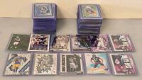 Modern NFL Football Card Lot, Estimated 80 Panini Prizm Mosaic Optic Rookies, Inserts And Paralells