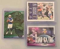 Modern NFL Football Card Lot, Estimated 80 Panini Prizm Mosaic Optic Rookies, Inserts And Paralells - 4