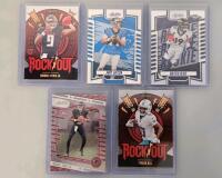 NFL Panini Football Card Lot- Absolute, Optic, Mosaic, Rookies, Parallels, Inserts, Stars Toploaded - 3