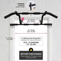 DMoose Doorway Pull-Up Bar, 250 lbs Capacity, Multi-Grip Positions, No-Drill Installation - 3