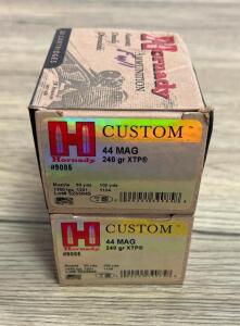 Hornady Custom .44 Magnum 240 gr XTP JHP Ammunition, Box of 20, Lot 3233845