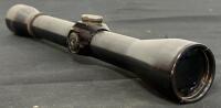 Ted Williams Sears 4X Rifle Scope, Fixed Power, Black Finish, USA Made (FL 10)