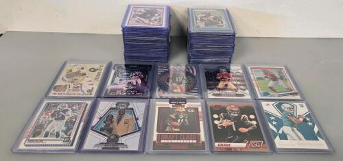 NFL Trading Card Lot - Stars & Rookies, Panini Mosaic, Optic, Sleeved