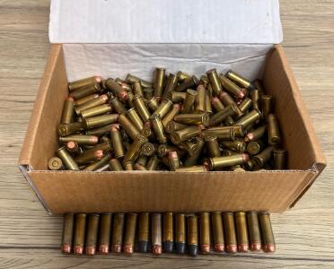 Bulk .44 Magnum Ammunition, Mixed Brands, 120+ Rounds, Brass Cases, Jacketed/Lead