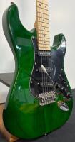 Glarry GST Electric Guitar, Pearlescent Green Finish, 3 Single-Coil Pickups, Tremolo Bridge (FL 1) - 3