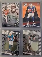 Football Card Lot- NFL Rookie & Star Cards - Optic, Prizm, Mosaic, Topps, Leaf - 2