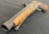 Antique Hawkins London Flintlock Pistol, Ornate Engraving, Ramrod, c.1800-1830, English (FL 4) - 2