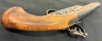 Antique Hawkins London Flintlock Pistol, Ornate Engraving, Ramrod, c.1800-1830, English (FL 4) - 3