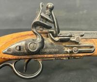 Antique Hawkins London Flintlock Pistol, Ornate Engraving, Ramrod, c.1800-1830, English (FL 4) - 4