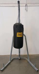 Everlast Heavy Bag Punching Bag with Steel Stand, 70 lb Bag, 80" Height, Freestanding System