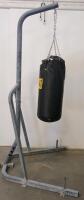 Everlast Heavy Bag Punching Bag with Steel Stand, 70 lb Bag, 80" Height, Freestanding System - 4