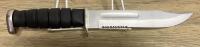 Frost Cutlery Combat Fighter I 15-4144M Fixed Blade Knife, 7" Clip Point, Black Handle - 2