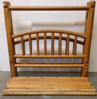 Rail Tees Rustic Log Bed Frame With Headboard And Footboard