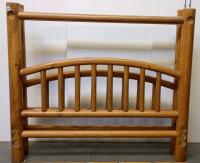 Rail Tees Rustic Log Bed Frame With Headboard And Footboard - 2