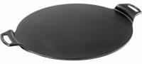 Letuike Outdoor Prep Table 47"x28", 200lb Capacity + (2) Lodge 15" Cast Iron Pizza Pans, New in Box (FL 8) - 8