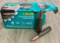 Brown Bear 7.62x39mm 123 Grain FMJ, Lacquered Steel, 2 Boxes, 40 Rounds, Russia - 2