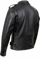 Milwaukee Leather SH-1011 Classic Brando Black Motorcycle Jacket 2XL, Cowhide, Zip-Out Liner - 2