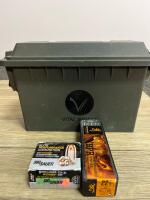 Vital Impact Ammo Box w/ 20x SIG SAUER 9mm JHP & 50x Browning .22 LR Hollow Point Rounds